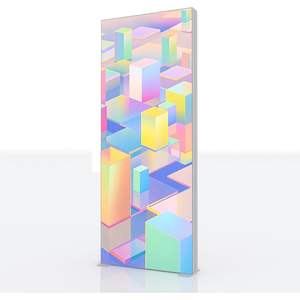 Pancarta de fondo de tela de tensión de doble cara portátil de 2,8*8,2 pies, soporte de caja de luz LED Seg personalizado para ferias comerciales - Product Image 2