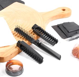 Peine Plegable Portátil al por Mayor de Fábrica, Cepillo Desenredante de Viaje, Peine de Bolsillo Antiestático de Plástico para Mujeres y Hombres - Product Image 3
