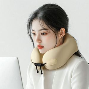 2026 Promotion Custom Blue Memory Foam Soft U-Shaped <b>Neck</b> <b>Pillow</b> for Travel - Product Image 6