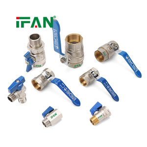IFAN Blaues Griff-Messing-Wasserventil 1/2''-2'' Geschmiedetes Manuelles Ventil Sanitärmaterialien Messing-Kugelventil - Product Image 3
