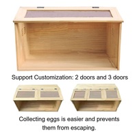 Cage à hamster en bois, grande cage avec vue en acrylique pour hamsters syriens, hamsters nains et petits animaux