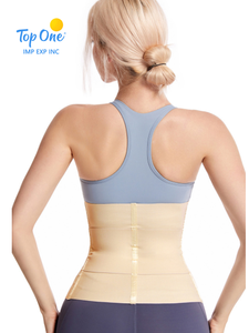 Top One personalizado de talla grande sudor ajustable elástico poliéster mujeres adelgazamiento cintura entrenador Shaper Wrap - Product Image 3