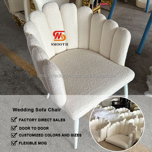 Sofá LEDA Contemporáneo con Respaldo de Diseño Royal Shell para Decoración de Salones de Banquetes y Restaurantes - Product Image 3