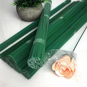 Herramientas de Floristería Ecológicas de Alta Calidad, Alambre Floral <span class=keywords><strong>Verde</strong></span>, Manualidades con Tallos de Flores, Manualidades para el Día del Padre, Día de la Madre, Pascua, Navidad - Product Image 1