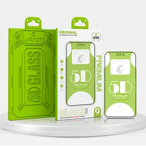 免费样品0.33毫米静电防静电大保护5D优质钢化玻璃专业版适用于iPhone 15 Pro Max适用于华为mate 60