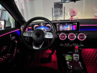Kit de Actualización de Iluminación LED Interior Dinámica para Mercedes Benz Clase A W177 CLA W118 2018-2025, Volante a la Derecha/Izquierda