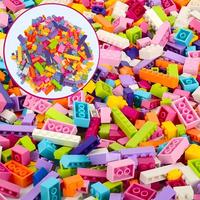 Bloques de Construcción, Ladrillos de Juguete de Plástico de Alta Calidad, Juego de Bricolaje para Niños, Compatible con Todos los Ladrillos, 1000 Piezas, Regalos para Niños