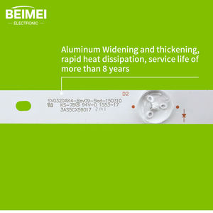 Striscia <span class=keywords><strong>LED</strong></span> Retroilluminazione TV SV0320AK4-Rev09-5led-150310 per <span class=keywords><strong>LG</strong></span> <span class=keywords><strong>32</strong></span> <span class=keywords><strong>Pollici</strong></span> 5LED 3V 2pz/set per Riparazione TV - Product Image 4