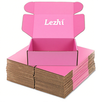 Boîtes d'emballage en carton ondulé personnalisées avec logo imprimé, petites, uniques, simples, pour produits de soin de la peau, colis d'expédition de vêtements