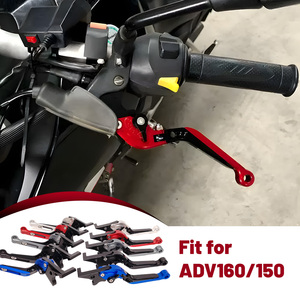 Levier de frein et d'embrayage en alliage d'aluminium ADV160/150, 155 mm, pour moto et scooter, modifié CNC - Product Image 2