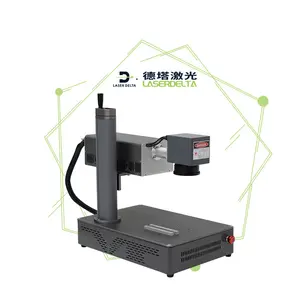 Universele Ultraviolet Ray Fiber Paars Koud Licht Laser-markering Machine Voor Masker Plastic Speelgoed Mark Diamond Gold Metal