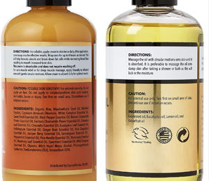 Venta al por mayor 100% Aceite esencial puro natural y crema caliente Etiqueta privada Aceite y gel de masaje para celulitis - Product Image 1