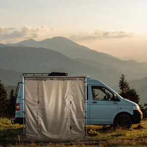 Tente <span class=keywords><strong>de</strong></span> camping pliable Green Camping Softshell Dachzelt pour 4 personnes, 4x4, pour le camping en voiture - Product Image 2
