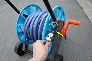 Bobine de tuyau en plastique, avec roues, 30m <span class=keywords><strong>50m</strong></span> 60m 80m - Product Image 3