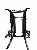 Appareil de musculation multifonction tout-en-un avec machine Smith et système à double câble pour salle de sport à domicile et centre de fitness commercial