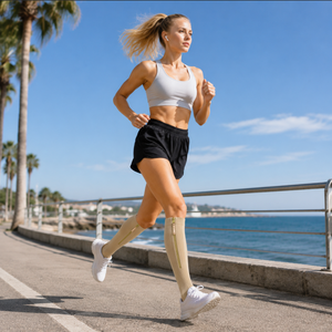 In-Stock <strong>Compression</strong> Socks WIth Zipper Convenient Open/CloseToe 15-20mmHg Knee High Support <strong>Stockings</strong> Sleeves - Product Image 6