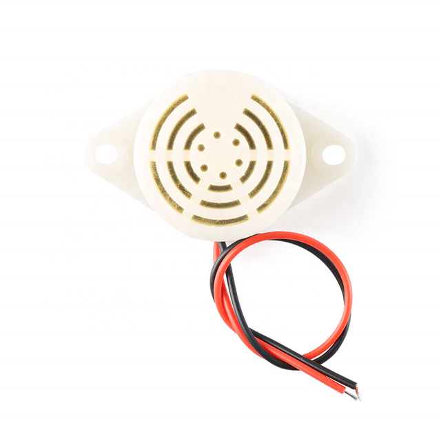 White DC 3-24V Intermittent Sound Beep High Decibel Electronic Alarm Speaker Buzzer SFM-27
