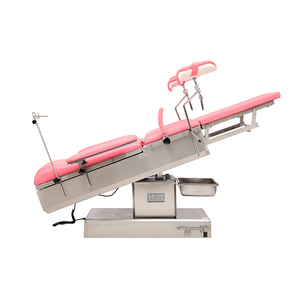 Table d'examen gynécologique électrique, table d'opération de type escamotable avec mousse à mémoire de forme pour la <span class=keywords><strong>gynécologie</strong></span> et l'obstétrique - Product Image 4