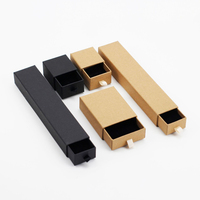 Boîte à bijoux de luxe personnalisée en carton kraft, emballage rigide en papier pour le rangement de cadeaux haut de gamme, boîte à bijoux avec gaufrage réutilisable