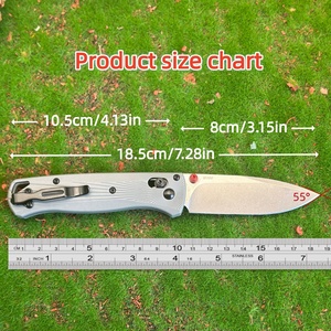 มีดพับ EDC รุ่น Survival 535 เกรดอุตสาหกรรม OEM เหล็ก M390 ด้ามไนลอนไฟเบอร์ พร้อมส่งในสหรัฐอเมริกา จัดส่งรวดเร็ว - Product Image 6