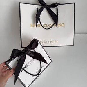 Bolsas de Papel Ecológicas Personalizadas con Logotipo Impreso Directamente de Fábrica para Tiendas de Ropa, Bolsas de Papel Personalizadas - Product Image 5