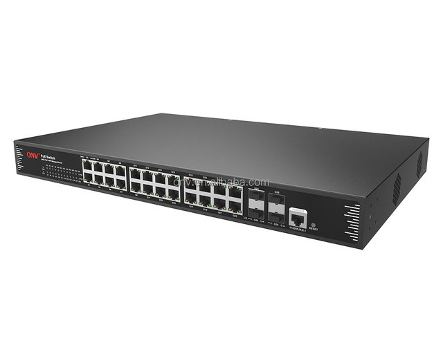 OEM 24 port managed Gigabit POE switch POE33026PFM
