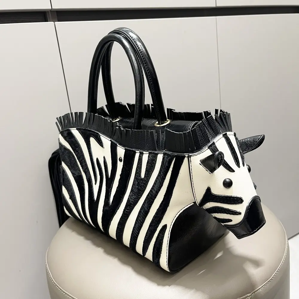 Moda Feminina Festa Banquete mão tote bag de embreagem Party Purse Dinner handbag 2023 Nova zebra impressão ombro straddle bag