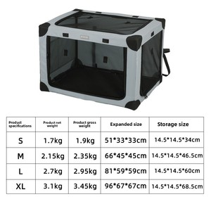 <span class=keywords><strong>Jaula</strong></span> Plegable Exclusiva para Mascotas, Apta para Autos, para Perros y Gatos Grandes, para el <span class=keywords><strong>Maletero</strong></span> - Product Image 6