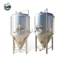 Cuve de Fermentation Conique 2000L avec Chemise de Refroidissement pour la Production de Vin et de Cidre