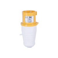 Prise industrielle IP44 2P+PE 3 broches 110V 16A, prise mâle industrielle 4H avec mise à la terre ZNG-013-4, prise de courant UK