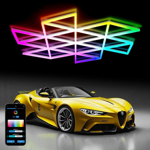 Lampe LED de garage Kit hexagonal d'éclairage de lavage de voiture IP67 étanche 220V Lampe d'atelier pour <span class=keywords><strong>centre</strong></span> de détail de véhicules - Product Image 2