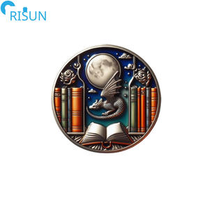 Pièces commémoratives personnalisées pour cérémonie de remise des diplômes, souvenirs académiques, pièces de défi personnalisées pour livres commémoratifs - Product Image 3