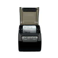 Mini imprimante de reçus thermique portable de 2 pouces 58mm pour les petites entreprises Machine d'étiquetage pratique Machine à numéroter les tickets Bluetooth
