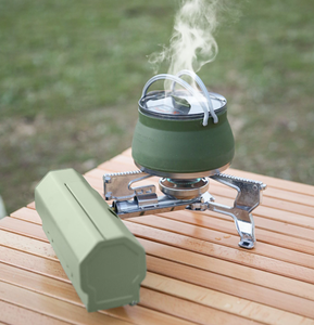 Ensemble de cuisine de camping en plein air, survie, tourisme, mini réchaud de camping pliable portable et accessoires - Product Image 5