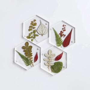 Qakai – sous-<span class=keywords><strong>verre</strong></span> rond carré en <span class=keywords><strong>plexiglas</strong></span> transparent, tapis <span class=keywords><strong>de</strong></span> tasse, bricolage, décoration <span class=keywords><strong>de</strong></span> mariage, cadres magnétiques Double face, sous-verres transparents en acrylique - Product Image 3