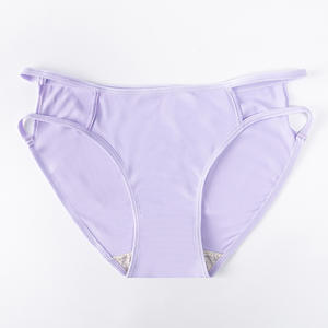 Culottes taille basse en coton pur tricoté pour femme, en soie glacée, sans couture, respirantes, avec entrejambe respirant, style bikini sexy, écologiques, grandes tailles - Product Image 2