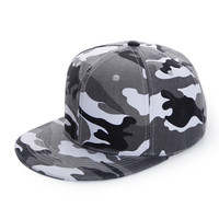 Gorra Clásica de Hip Hop con Visera Plana, Ajustable, Unisex, Camuflaje, Gorra de Béisbol Tipo Trucker para Caza