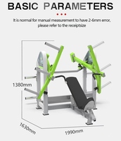 Nouvel équipement commercial de musculation, machine de développé couché, presse inclinée pour l'entraînement des muscles pectoraux