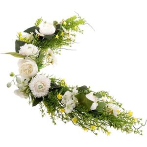 Flor Artificial Swag Colgante <span class=keywords><strong>de</strong></span> flor rústica para decoración <span class=keywords><strong>de</strong></span> puerta <span class=keywords><strong>de</strong></span> boda con peonía y <span class=keywords><strong>Aster</strong></span> para decoración <span class=keywords><strong>de</strong></span> hogar y eventos - Product Image 1