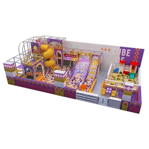 Aire de jeux intérieure pour enfants de 130 m², équipement de terrain de jeu de 4,5 m, ensemble de jeux intérieurs - Product Image 1