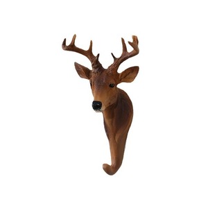 Ornement en résine, style américain rétro, café, <span class=keywords><strong>bar</strong></span>, boutique, décoration murale 3D, tête de cerf, ornement décoratif créatif - Product Image 5