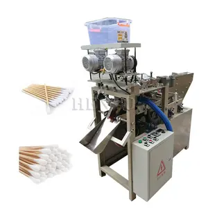 High Speed Cotton Swabs Machine / Cotton Swab Ear Buds Making Machine / Ear Cleaning Stick Cotton Bud Machine