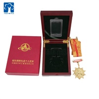 Médaille personnalisée sur mesure avec coffret cadeau de luxe pour récompense d'entreprise, souvenir ou cadeau commémoratif
