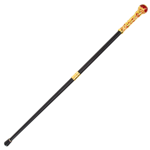 Canne de marche de luxe en métal avec poignée sculptée, tige noire, plusieurs couleurs, longueur réglable, 2 sections, embout en caoutchouc, moderne pour hommes - Product Image 6