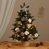Set de Árbol de Navidad, Adorno de Escritorio para el Hogar, Diseño Creativo Famoso en Internet, Novedad 2026, Miniatura Decorativa DIY de PET