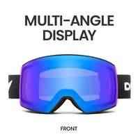 Échantillon personnalisé lunettes de neige pour jeunes OTG sur les lunettes protection UV 400 double couche lentille anti-buée lunettes de ski snowboard