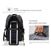Mochila para Portátil Arctic Hunter, la Más Vendida de Fábrica, con Puerto USB, Impermeable, Anti-Robo, Material de Poliéster, Diseño Unisex