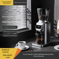 Moulin à café électrique à lame conique entièrement automatique pour usage domestique, minuterie intelligente, acier inoxydable 420