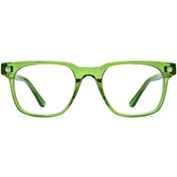 Lunettes en acétate Borregls pour femmes, nouveau design de marque 2025, monture carrée chromée, lunettes optiques pour hommes, CH 19395