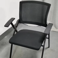 Chaises de salle de réunion ergonomiques modernes à hauteur réglable avec cadre en plastique à dos solide pour la formation